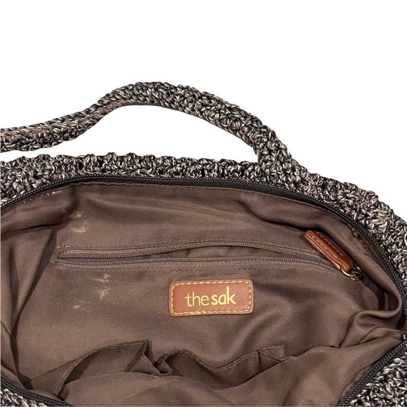 The Sak Dark Grey Knit Small Shoulder Purse - Picture 6 of 7